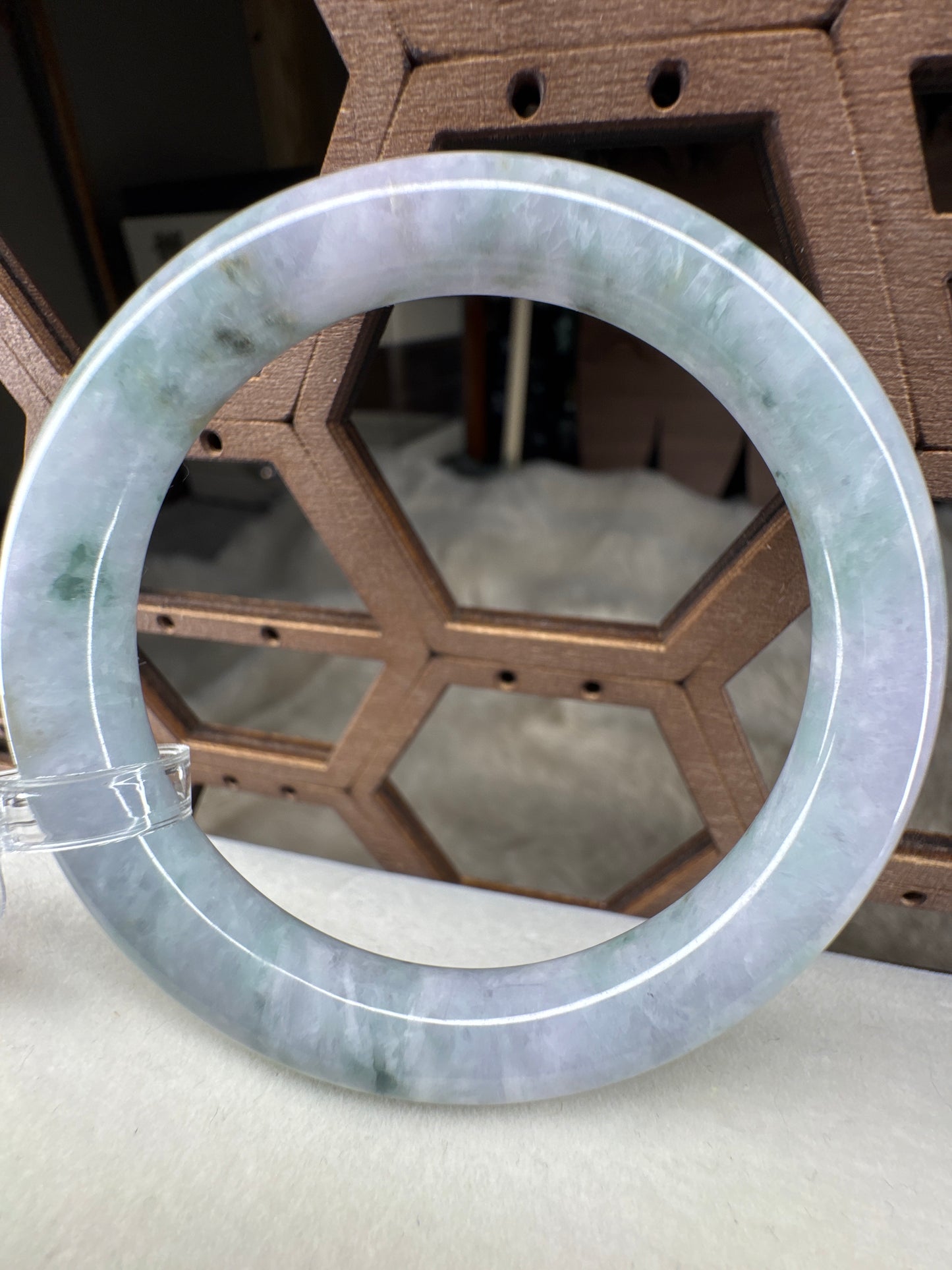 Classic Round Bangle Jadeite Jade 55mm