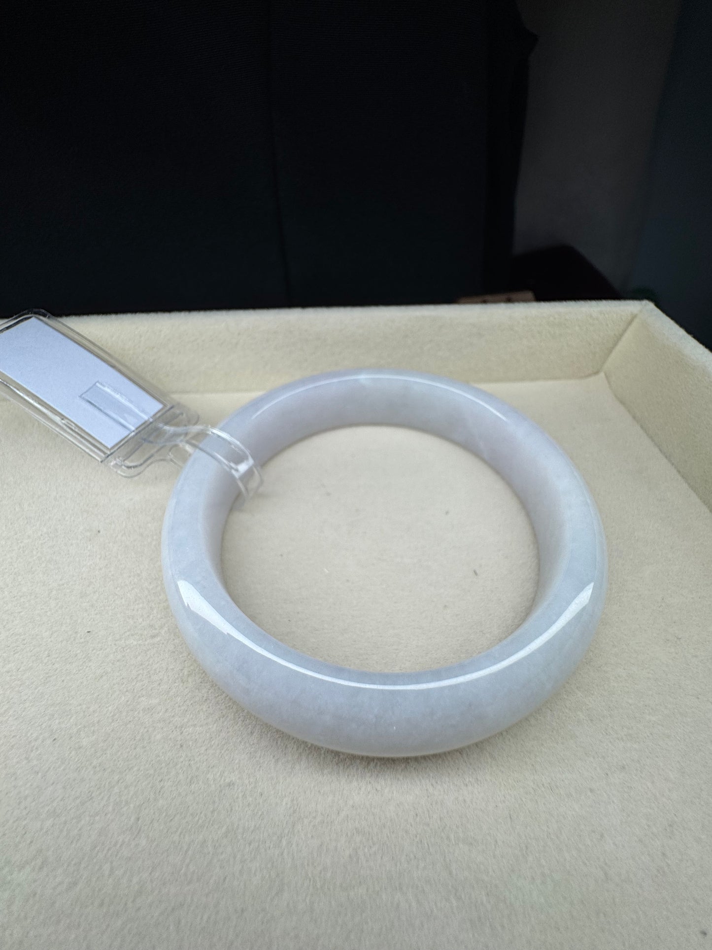 High Standard Authentic Burmese jadeite Jade Bangle Bracelet. 55mm