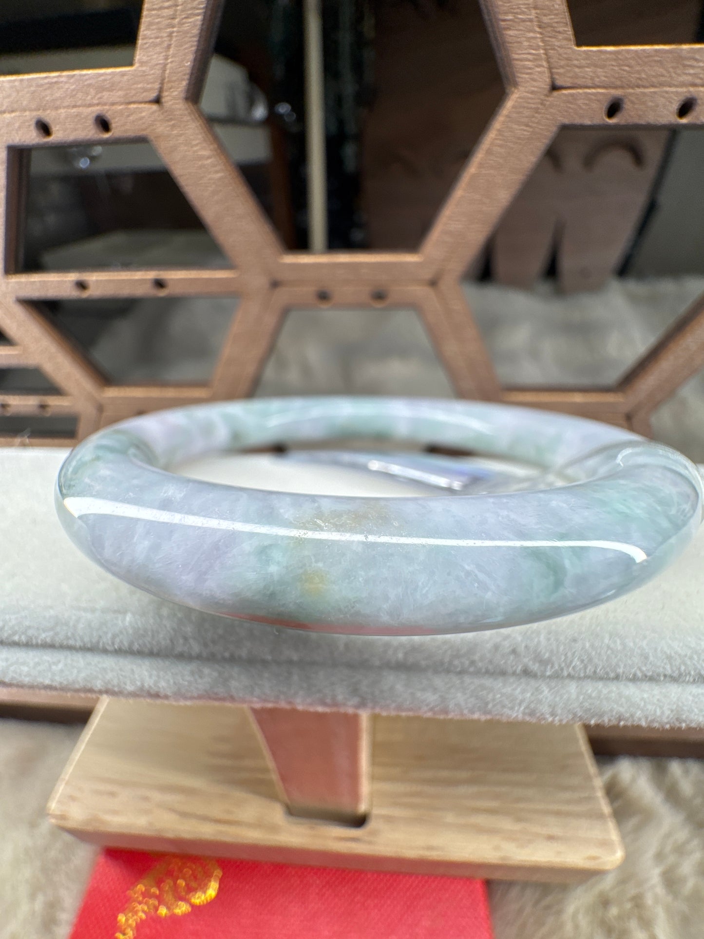 Classic Round Bangle Jadeite Jade 55mm