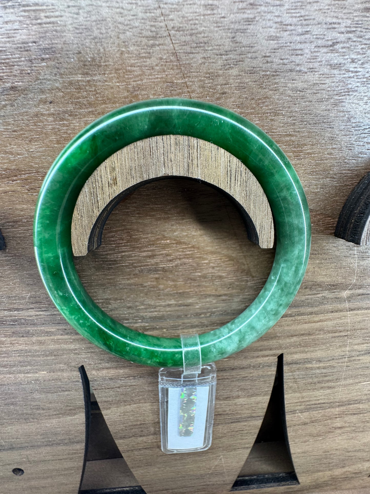 Classic Round bangle jadeite Jade size 55mm.