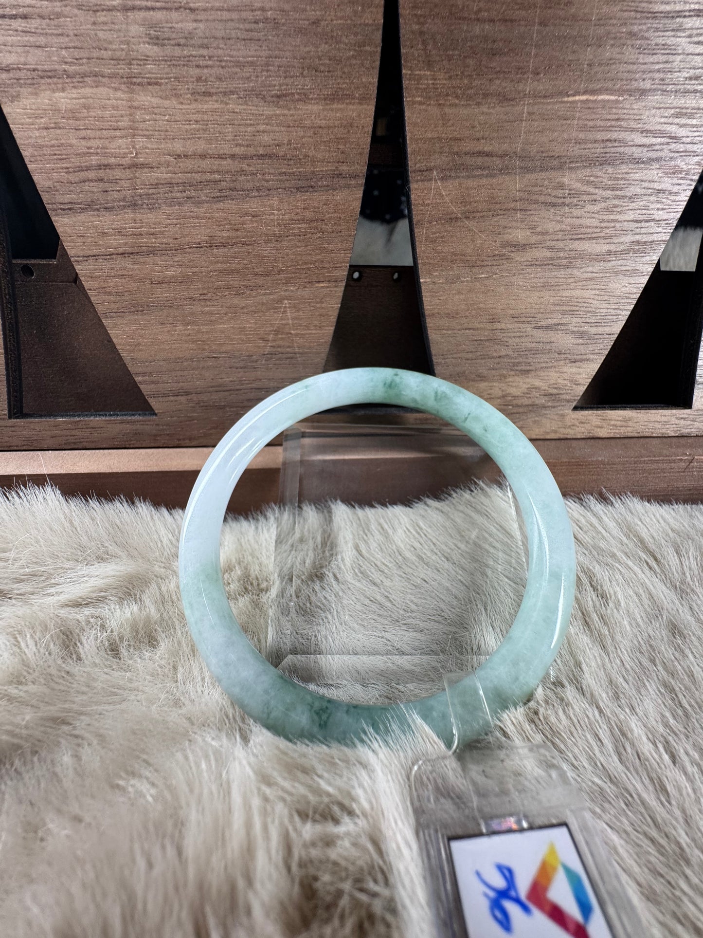 Small Round Bangle Jadeite Jade size 56mm